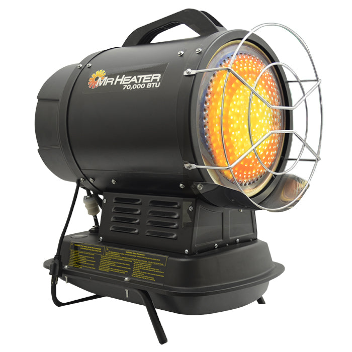 灯油ヒーター ブラック (Kerosene Heater black) 70,000 BTU Portable Radiant Kerosene Heater