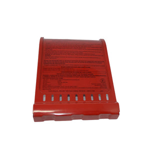 Back Panel Red Metal MH9BX