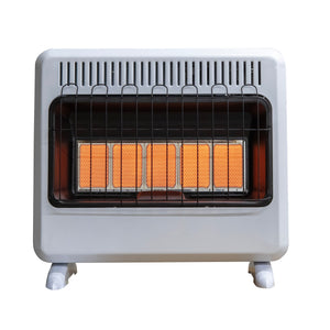 30,000 BTU Vent Free Radiant Dual Fuel Heater