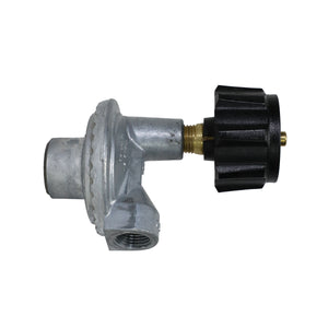 90 Degree Low Pressure Propane Regulator w/ Appliance End Fitting w/ Acme Nut