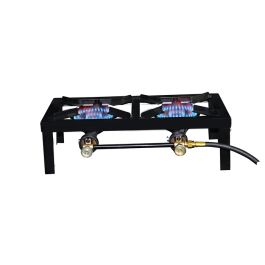 30,000 BTU Double Burner Angle Iron Stove